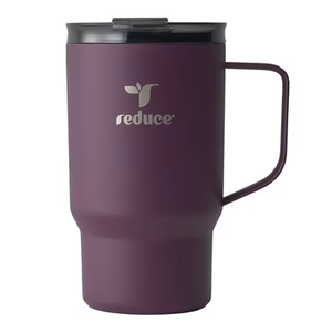 Reduce 18 oz Hot1 Insulated Tumbler – Stainless Steel with Lid & Handle - Midnight Plum