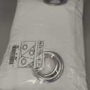 NICETOWN White Sheer Linen Curtains for Living Room 84 inch Length 2 Panels Set, Grommet Semi Sheer Privacy with Light Filtering Flax Window Treatments for Bedroom, W52 x L84