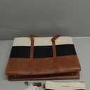 LOVEVOOK Laptop Bag for Women, 15.6 Inch Work Bags for Women, Vintage Leather Laptop Tote Bag, Waterproof Computer Bags with Clutch Purse, Large Capacity Briefcase, Business Office Handbag for Work