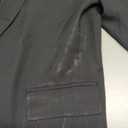 Blazer 3/4 Sleeve Long Lightweight Fully-Lined Trendy Casual Work Office Suit Jackets,L,Black