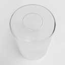 Clear Glass Lamp Shade Bathroom Vanity Light Replacement Lampshade, Diameter 3.94" Height 5.9" Fitter 1.69"