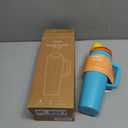 Owala FreeSip Tumbler Insulated Stainless Steel Water Bottle with Built-in Straw and Side Handle, For Travel, Work, School, and Sports, 40oz, BPA Free, Leak Proof, Summer Sweetness