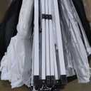 GarveeLife 10x20 Pop Up Canopy with 4 Sidewalls - Heavy Duty Outdoor Canopy Tent with Portable Roller Bag - 3 Adjustable Height, 4 Weight Bags, 8 Stakes & 6 Guy Ropes Included, White