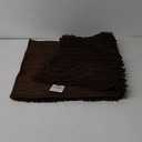 Yimobra Bathroom Rugs Non Slip Washable 32x20 Inch - Ultra Soft Absorbent Chenille Bath Mat, Quick Dry Shaggy Floor Carpet for Tub Shower, Brown Home Decor Accessories