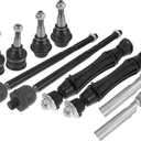 X AUTOHAUX 10pcs Front Suspension Kit Inner Outer Tie Rod End Front Sway Bar Link Upper Lower Ball Joint for Chevrolet Silverado 1500 for Chevrolet Suburban No.K500340/K700432/ES800948
