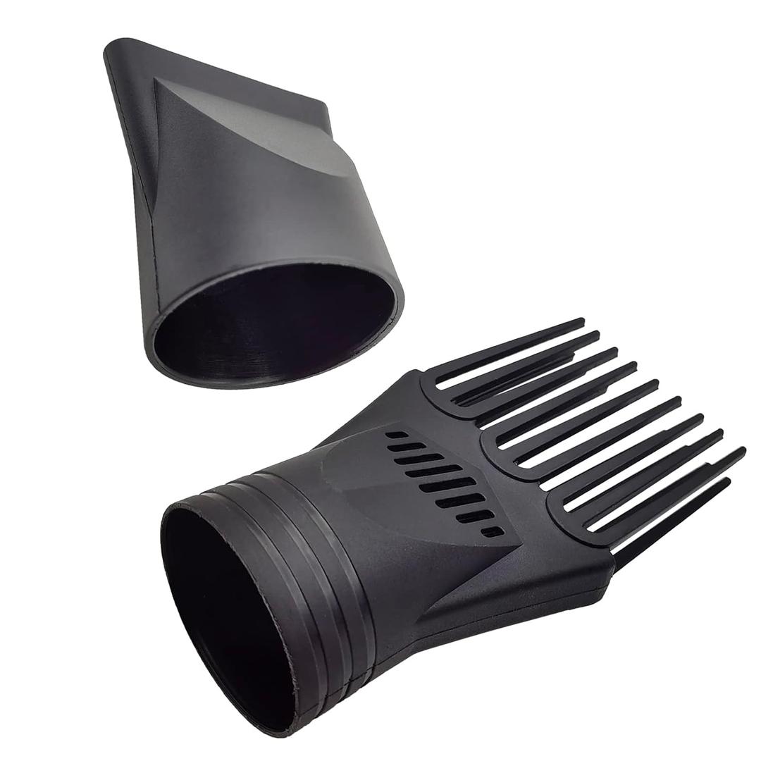 Professional Plastic Hair Dryer Nozzle Diffuser Hair Dryer with 1.77in/45mm Diameter Nozzle Comb Attachment Concentrator Replacement Blow Flat Hairdressing Salon Styling Tools,Type-B