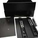 Under Desk Drawers with Sliding Pencil Tray, Desk Mounted Sliding Pull-out Drawer for Home Office, Extra Storage Organizer for Sit Stand Workstation