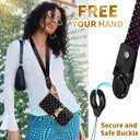 Loheckle for Samsung Galaxy S24 Case for Women Girls Teens Designer Cute Cases with Ring Stand Holder and Lanyard Stylish Aesthetics Bee Luxury Cover for S24