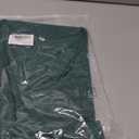 SOUWINEMYI Womens Cap Sleeve T Shirts V Neck Casual Tops Oversized T-Shirt Summer Trendy Lightweight Loose Fit Basic Tees (Green, M)