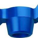 HobbyPark 8952 Carriers Aluminum Rear Stub Axle for Traxxas Wide Maxx V2 V1 Upgrades (Blue)