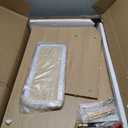 Evermagin 31.5" Cat Litter Box Enclosure Furniture with Cat Scratch Pad
