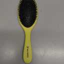 Glidease Matte Boar Bristle Hair Brush without Ball Tips, Smooth Bristle for Women, Men, and Kids - Effortless Detangler Hair Brush Ideal for Thick, Thin, Fine All Hair (Yellow)