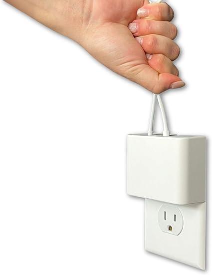 Permaplug Charger Lock: Anti-Theft & Tug-Proof Phone Charger Lock System [45W Fast Charging] for Apple iPhone 14/13/12/11/ X/MAX/XR/ 8/6/7/ XS, iPad, iPod Touch, (USB-C to Lightning Cable) (6ft)