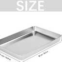 Yangbaga Stainless Steel Reusable Litter Tray, Compatible with Petsafe Scoop-Free Self-Cleaning Litter Box, Efficient Poop Collecting Design, Odor Control & Rust-Proof, Money-Saving Litter Box