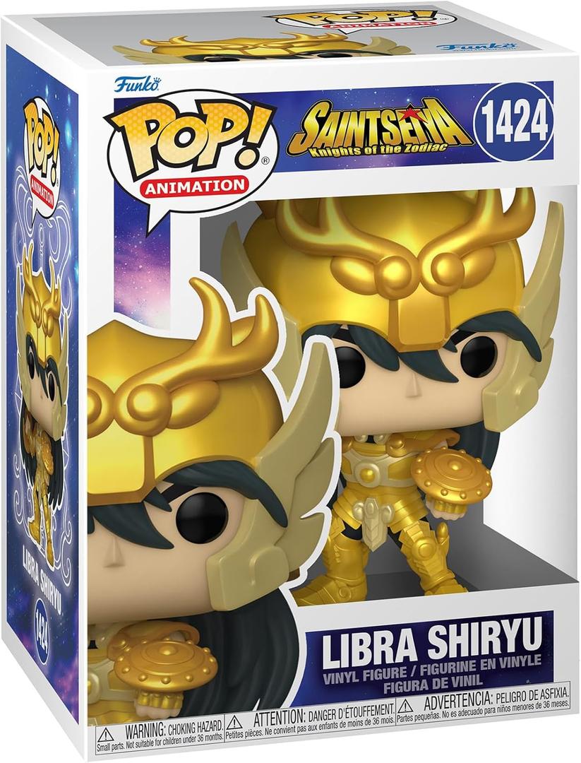 Funko POP! Animation: Saint Seiya - Gold Libra Dragon Shiryu - Collectable Vinyl Figure - Gift Idea - Official Merchandise - for Kids & Adults - Anime Fans - Model Figure for Collectors and Display