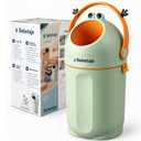 Bebetaje Diaper Pail with Odor Control, Uses Regular Trash Bags, Green
