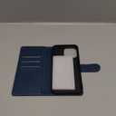 Wallet Case for iPhone 16 Pro Max, RFID Blocking Credit Card Holder, PU Leather Folio Flip Kickstand Protective Shockproof Cover for Apple 16 pro Max (Blue, for iPhone 16 Pro Max - 6.9'')