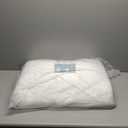 Knee Wedge Pillow for Post-Surgery Recovery-Leg Elevation Support for Sleep Position, Alleviating Lower Back & Hip Pain Enhancing Circulation in Ankles Legs Triangle Pillow with Removable Cover (21.6*17.8*6.9 Inchfor height over 5'3", White & Gray)