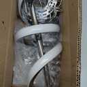 CANEOE Modern Pendant Light Kitchen Island Lighting 6000K Chrome LED Pendant Light Fixtures Over Island Adjustable Height Pendant Lighting for Kitchen Island Dining Room Bedroom Pendant Lamp,1 Pack