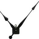 TIKROUND Youngtown High Torque Long Shaft Clock Movement Mechanism with 12 Inch Long Spade Hands