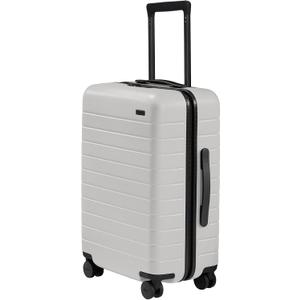 Away Bigger Carry-On Luggage, Lightweight Hardside Large Suitcase with Spinner Wheels, TSA Lock, Airline Approved, Cloud Gray, Standard