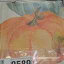 RABUSOFA Fall Pumpkin Pillow Covers 18x18 Set of 2,Thanksgiving Orange Leaves Outdoor Autumn Decoration for Home Sofa Couch Cushion Cases (Aqua&Orange, 18" x 18" (Pack of 2))