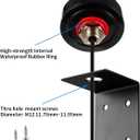 Waterproof Dual Band WiFi 2.4GHz 5GHz 5.8GHz Outdoor 5dBi RP-SMA/SMA Male Antenna for Wireless Video Security Camera Surveillance Recorder Vehicle Truck Rear View Backup Camera Reversing Monitor