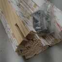 LazBlinds Cordless Bamboo Roman Shades, Light Filtering Window Treatment, Roll Up Bamboo Blinds for Windows, 39'' W x 60'' H