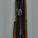 Bronze Curtain Rods for Windows 30 to 60 Inches with Brackets, Decorative 5/8 Inch Diameter Single Window Curtain Rod Set for Room Divider, Bedroom, Living room, Kitchen, Bathroom