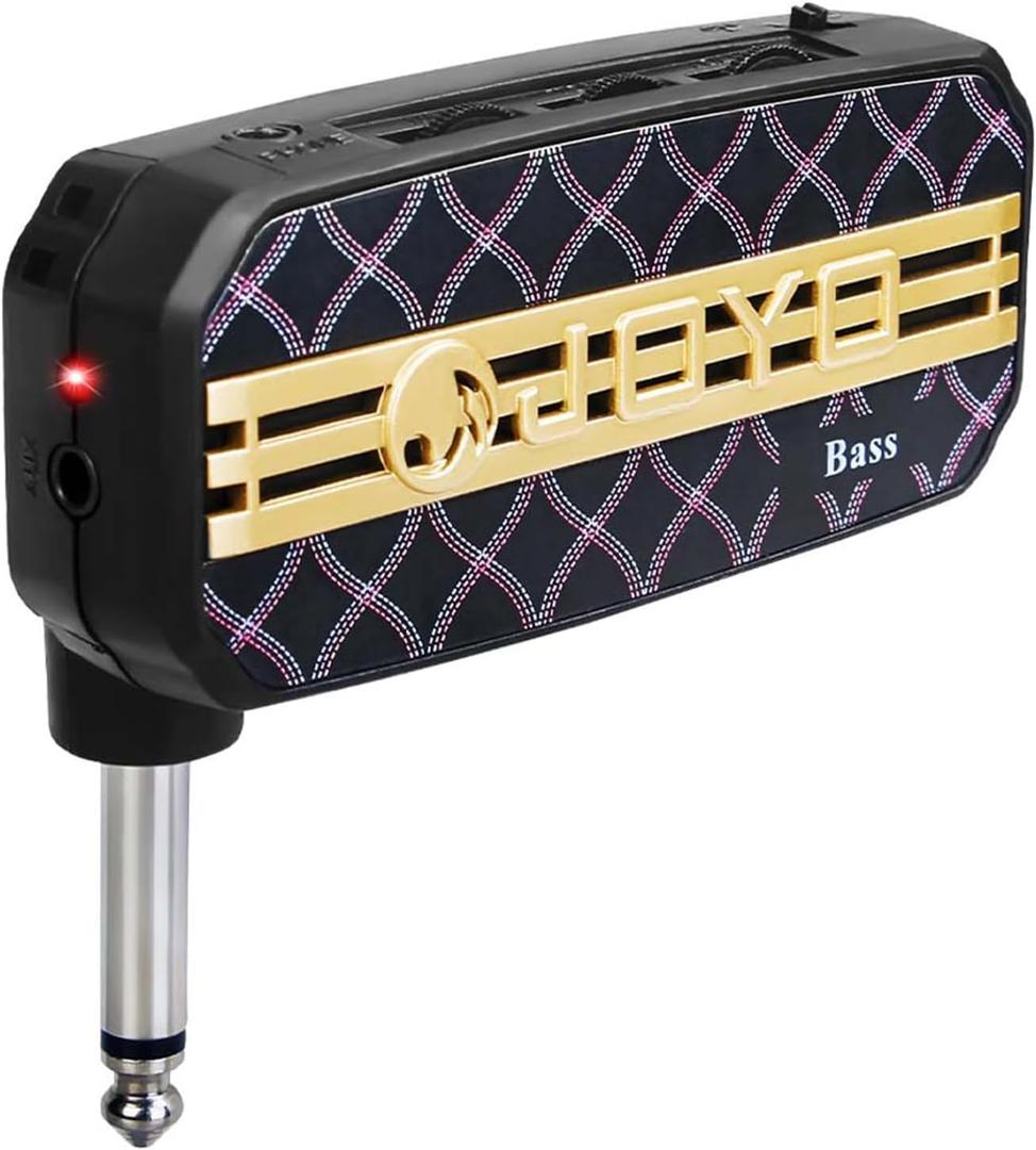 Bass Headphone Amp Mini Guitar Bassist Practice Amplifier with Aux in Portable (JA03)