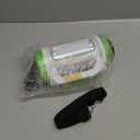 SUYOOULIN Solar Rechargeable LED Flashlight Lantern, Super Bright 10000LM Handheld LED Spotlight Searchlight, Multifunction Camping Lantern Work Light, 5 Light Modes, Waterproof for Emergency, Home (Green)