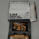 BRRRRT 1/64 RC Dump Truck,Full Proportion Mini Dump Truck Toy,8-Channel Remote Control Toy with Metal Bed & Light, RC Construction Vehicles,Type-C Built-in Battery for Boys and Girls Age 3+