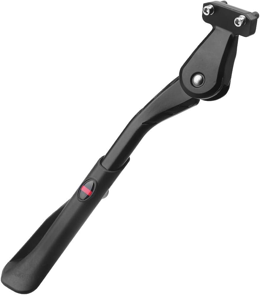 Bike Kickstand - Adjustable, Aluminum Alloy Strong Rear Mount Bicycle Kick Stand for 24-29 inch Electric & Mountain Adult Bike(40mm)
