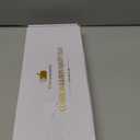 Bathroom Tray for Counter Top Organizer  Oak Wood Vanity Tray with Metal Frame for Dresser, Kitchen, Nightstand  Gold & White Decorative Storage (11" x 4.5" x 1.5")