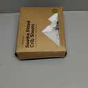 KeaBabies 2-Pack Organic Crib Sheets for Boys, Girls - 52x28 Fitted Crib Mattress Sheet Neutral, Breathable Jersey Cotton Cover for Baby Bed, Toddler Mattress, Soft & Cute Prints (Elly)