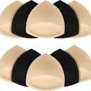 URSMART Bra Pads Inserts, Bra Cups Inserts,Removable Breathable Push up Bra Inserts for Sports Bra or Bikini Tops