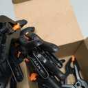 24 Pack 3.5 inch Plastic Spring Clamps, Black Heavy Duty Clips, Backdrop Clips, Plastic Clamps for Crafts, Backdrop Stand, Woodworking, Photography