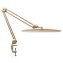 bemelux 20-Inch LED Desk Lamp with Clamp, 24W 2200LM, Gold