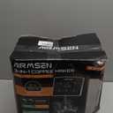 AIRMSEN Grind & Brew Coffee Maker with Built-in Grinder - Single-Serve Machine Compatible with K-Cup Pods & Ground Coffee, 1000W Fast 6-14oz Brew, Descaling Alert, Touchscreen & 50oz Removable Tank