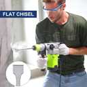 Worker Bee SDS Plus Rotary Hammer Drill Bits & Chisels Set,Concrete Masonry Hole Tool,17-Piece