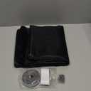 Heavy Duty Door Screen Magnetic Closure, LOVIGA Thickened Fiberglass Screen Door Mesh, Self Sealing, Tear Resistant, Easy Assemble, Fine Mesh Keep Bugs Out Fit Door Size 36 Inch X 82 Inch Black