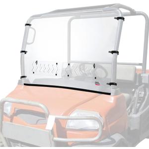 KEMIMOTO Front Windshield with Vent Compatible with Kubota RTV X900/ X1120 Full PC Windscreen Clear Windsow Resistant Not Compatible with the RTV 900/1140
