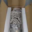 Jetec Set of 6 Christmas Stocking Holders for Mantle Silver Metal Snowflake Snowman Santa Reindeer Christmas Hooks Hangers for Mantel Fireplace Xmas Party and Home Decoration(Santa Claus)