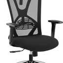 Ticova Ergonomic Office Chair - High Back Desk Chair with Adjustable Lumbar Support, Headrest & 3D Armrest - 130Rocking Mesh Computer Chair