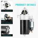17702 Starter for BMW 318i 318is 318Ti 328is 96-99, for 320i 325Ci 325i 325Xi 330Ci 330i 330Xi 525i 530i 01-05, for 323i 323is 98-99, for 323Ci 323i 328Ci 00, for X3 04-06, for Z3 96-02 Z4 03-05