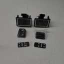 Onforu 4500LM Solar Lights Outdoor, 3 Heads Security Lights with Remote Control, IP65 Waterproof Motion Sensor Lights, 3 Modes Flood Lights for Wall, Porch, Yard, Outside, 2 Pack