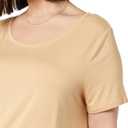 Amazon Essentials Women's Short-Sleeve Scoopneck Tunic, Pack of 2 (XS)