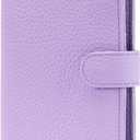 RFID Passport Holder Travel Wallet for Women, Leather Passport Cover Wallet with Card Holders SIM Slots,Zippered Coins Pocket and Cash Slot Slim Compact Travel Wallet (Taro Purple)