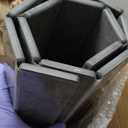 Cuckan Foldable Stone Bath Mats for Bathroom Super Absorbent Diatomaceous Earth Bath Mat Quick Dry Bath Rug Drying Mats with Non Slip Shower Rug Tub Shower Mat (Dark Gray)