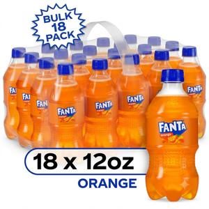 Fanta Orange Soda | Soft Drink | 12 fl oz | 18 Pack BBD 08/03/26